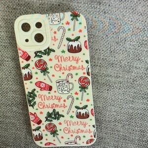 Aiko Festive Christmas Phone Case - White and Red